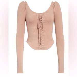 Corset style Free People top
